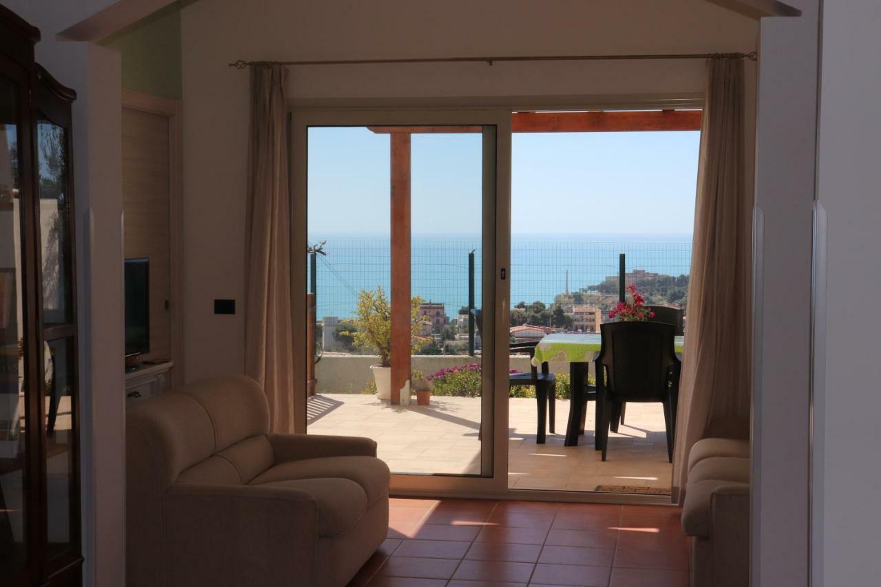 Casa Con Vista Panoramica Villa Sciacca Kültér fotó